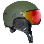 AZR Casco con visiera Orion Visor Kaki Noir Mat Irisé Rouge Presentazione