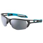 Cebe Sunglasses S'Track L 2.0 Black Acapulco Matte Zone Polarized Brown Silver Overview