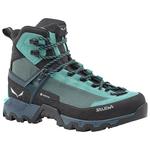 Salewa Chaussures d'alpinisme Mtn Trainer 3 Tech Mid Gore-Tex W Willow Orion Blue Présentation