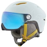 Bollé Casque visière V-Atmos Ice White Matte Photochromic Blue Présentation