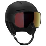 Salomon Visor helmet Osmo Pro Black Sigma Photo Poppy Red Overview