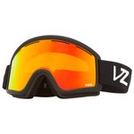 Von Zipper Masque de Ski Cleaver Black/Fire Chrome Présentation