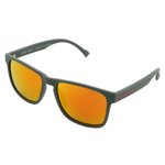 Red Bull Spect Sunglasses Leap Olive Green-Brown With Red Mir Overview