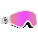 Volcom Skibrillen Attunga Matte White Pink Chrome Voorstelling