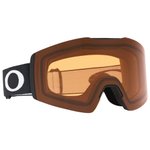 Oakley Masque de Ski Fall Line Xm Matte Black Prizm Persimmon Présentation