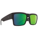 Spy Sunglasses Cyrus Matte Black Happy Bronze Polar Green Mirror Overview