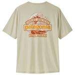 Patagonia Trail T-Shirt Cap Cool Daily Great Waves Dyno White Präsentation