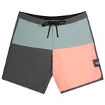 Picture Badeshort Andy Heritage Solid 17 Boardshort Slate Grey Präsentation