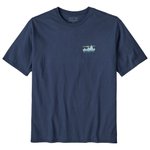 Patagonia Camiseta 73 Skyline Regenerative Organic Cotton New Navy Presentación