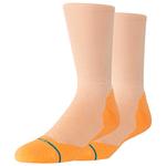 Stance Chaussettes Perf Run Crew Light Cushion Sock Powder Split Mango Présentation