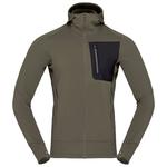 Norrona Fleece Falketind Power Grid Hood Beluga Overview