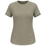 Odlo Maglietta da trail Tee Shirt Crew Neck Essential Short Sleeve Vetiver Melange Presentazione