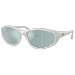Ray Ban Sunglasses RB2228 Polished Silver Light Green Silver Mirror Overview