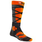 X Socks Calcetines Ski Control 4.0 Noir Orange Presentación