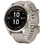 Garmin Horloge GPS Fenix 7S Pro Sapphire Solar Edition Titane Light Gold Voorstelling