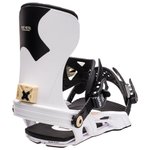 Bent Metal Snowboard Binding Stylist White Overview