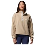Columbia Helvetia II Cropped Half Snap Fleece Ancient Fossil Dark Stone Chalk 