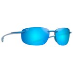 Maui Jim Lunettes de soleil Hookipa Ultra Metal Matte Blue Blue Hawaii MauiUltra Présentation