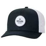 Rip Curl Cap Routine Curve Trucker Black White Präsentation