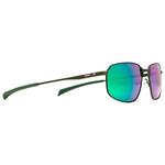 Red Bull Spect Sonnenbrille Redms Rectangular Metal Matt Dark Green Green Green Mirror Polarized Präsentation