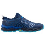 Mizuno Trail shoes Wave Daichi 8 Gore-Tex Classic blue White Pageant blue Overview