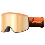 Atomic Skibrillen Four Pro Hd Photo Black Orange Tree Green Gold Hd + Clear Voorstelling