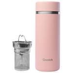 Qwetch Mug Théière Isotherme 400 ml Matt Pastel Rose Voorstelling