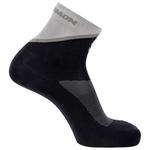 Salomon Sokken Pulse Ankle Black Gull Gray Voorstelling