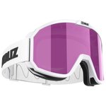 Bliz Masque de Ski Rave Matte White Brown Pink Multi Présentation