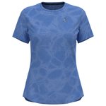 Odlo Camiseta de trail Zeroweight Engineered Chill-Tec W Persian Jewel Melange Presentación