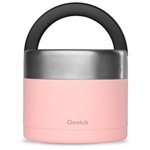 Qwetch Voedingsopslag Lunch Box Isotherme 850 ml Matt Rose Pastel Voorstelling
