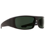 Spy Sunglasses Logan Soft Matte Black - Hd Pl Us Gray Green Overview