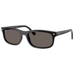 Ray Ban Sunglasses RB2224 Polished Black Dark Grey Overview