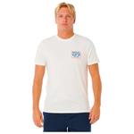 Rip Curl Tee-shirt Pacific Rinse Sunrise Bone Présentation