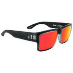 Spy Zonnebrillen Cyrus Matte Black Ice Happy Gray Green Polar Red Mirror Voorstelling