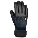 Reusch Gloves Re:knit Elisabeth R-Tex Xt Dress Blue Gold Overview