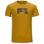 Millet Wander-T-Shirt Wanaka Fast Ts Ss Safran Präsentation
