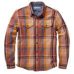 Outerknown Shirt Blanket Shirt Coral Max Plaid Overview
