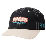 Rip Curl Cap Raw Energy Art Adj Cap Black White Overview