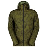 Scott Trail jacket Explorair Light Windbreaker Fir Green Black Overview