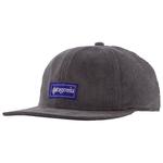 Patagonia Cap Corduroy Cap Hut Tripper Label Forge Grey Präsentation