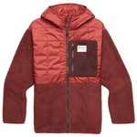 Cotopaxi Fleece Trico Hybrid Hooded Jacket Rusty Chestnut Voorstelling