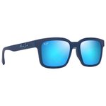 Maui Jim Zonnebrillen Opiopio Asian Fit Bleu Foncé Mat Bleu Hawaï MauiPure Voorstelling