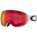 Oakley Masque de Ski Flight Deck M Matte White Prizm Torch Iridium Présentation