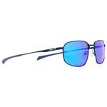 Red Bull Spect Sonnenbrille Redms Rectangular Metal Matt Blue Smoke Blue Mirror Polarized Präsentation