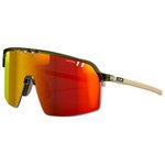 Julbo Lunettes de soleil Intensity Translucide Brillant Vert Kaki Beige Mat Reactiv 1-3 Light Amplifier Présentation