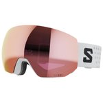 Salomon Masque de Ski Radium Pro White Sigma Silver Pink Présentation