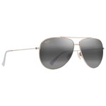 Maui Jim Occhiali da sole Hauoli XL Doré Clair Brillant Cristaux Gris Neutre MauiPure Presentazione