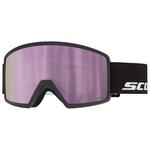 Scott Máscaras Neo Black Amp Lavender Chrome Presentación