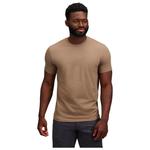 Black Diamond Klim T-shirt Stripe Short Sleeve Walnut Mushroom Voorstelling